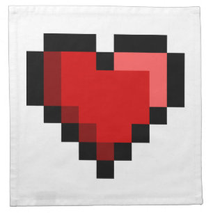 Love Heart Cloth Napkin
