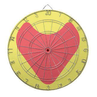 LOVE HEART COMBINATION COLORS BY MASANSER DART BOARD