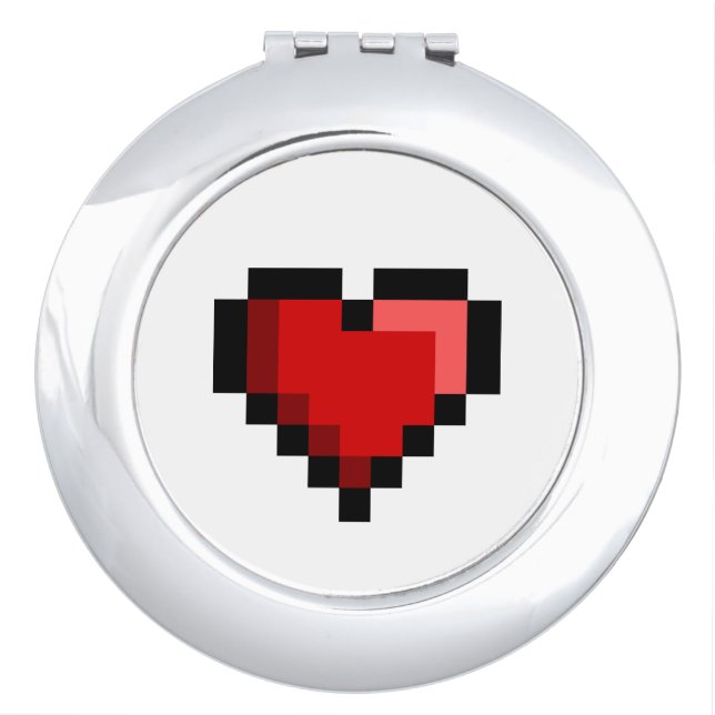Love Heart Compact Mirror (Front)
