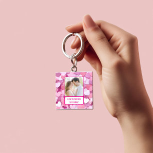 Love Heart Confetti When You're Hangry Acrylic Keychain