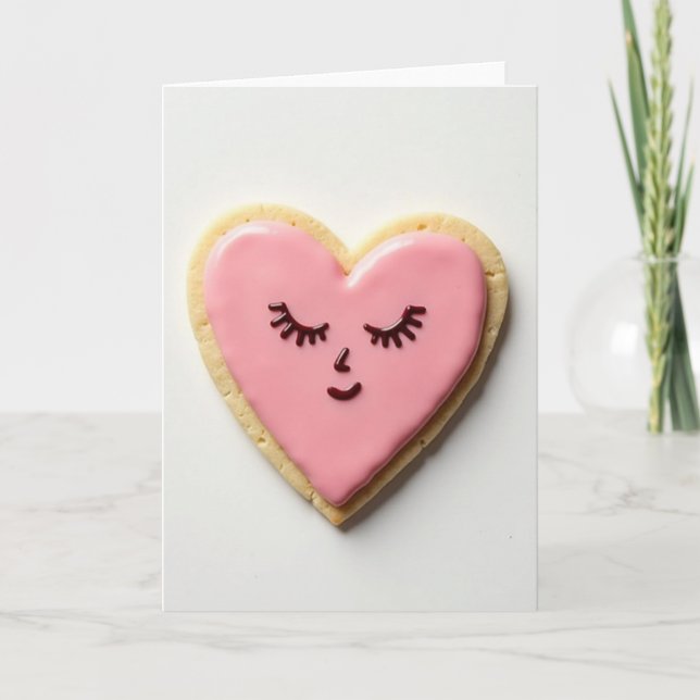 Love Heart Cookie Sweet Dreams Card (Front)