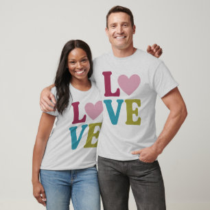 Love heart Couple  T-Shirt