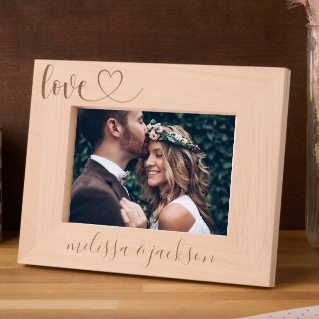 Love Heart Couples Names Engraved Frames (Creator Uploaded)