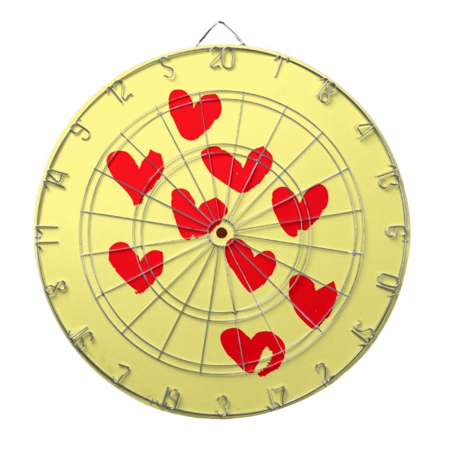 Love Heart Dartboard  (Front)