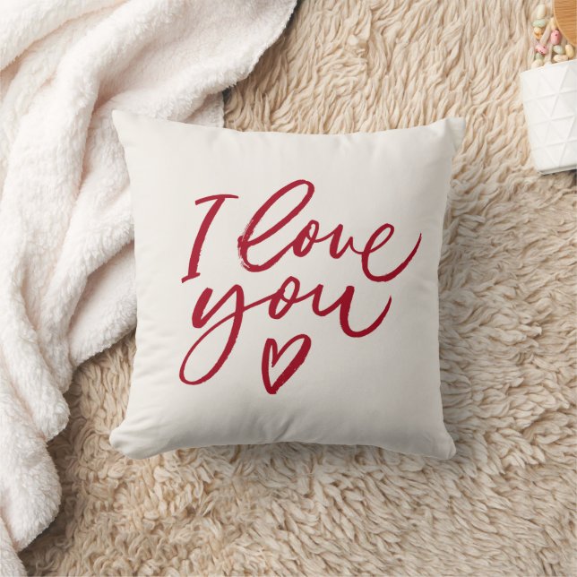 Love Heart Decorative CushionValentine's Day, love Throw Pillow (Blanket)