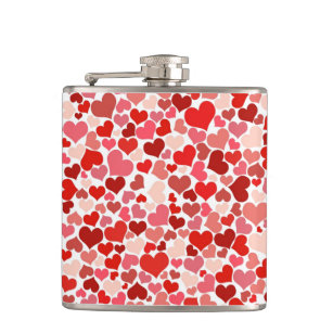 Love Heart Design Flask