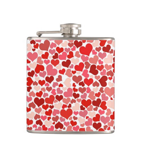 Love Heart Design Flask