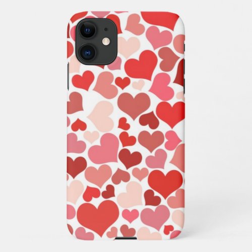 Love Heart Design iPhone 11 Case