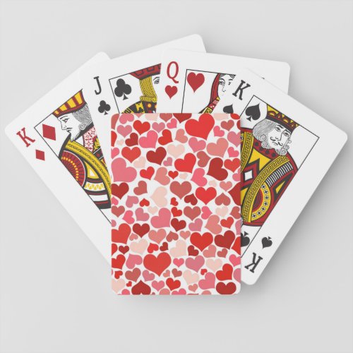 Love Heart Design Playing Cards