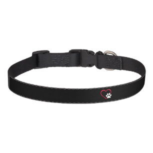 Love Heart Dog Paw Valentine's Day Dog Lover Pet Collar