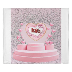 Love heart duvet cover