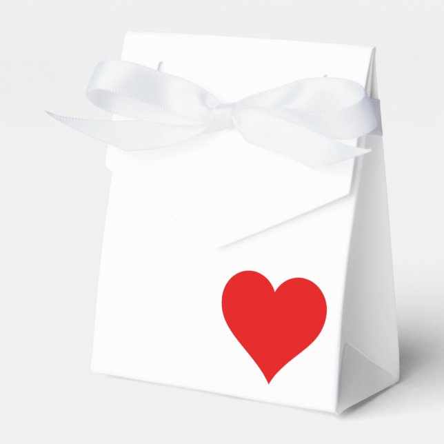 Love - Heart Favor Box (Front Side)