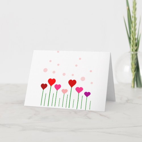 Love Heart Field Card