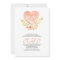 love heart flowers watercolor engagement party