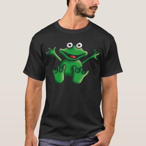 love heart frog T_Shirt