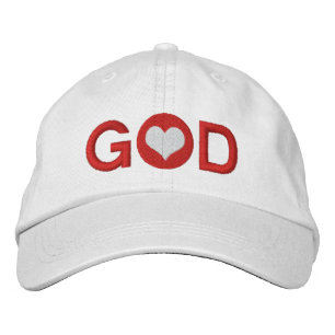 Love Heart God Embroidered Baseball Hat