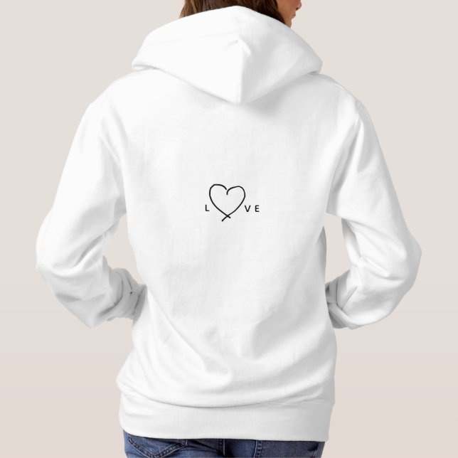 Love Heart Hoodie (Back)