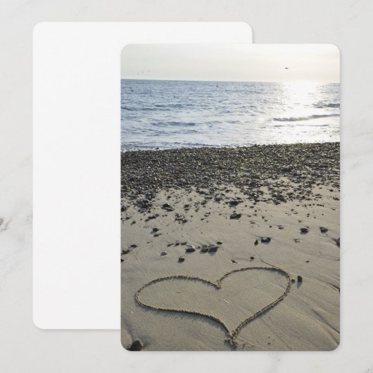 Love Heart in Sand (Front/Back)