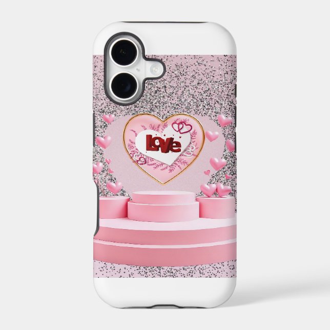 Love heart  iphone case (Back)
