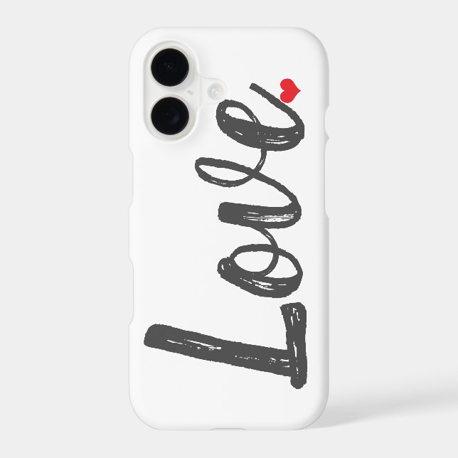 LOVE HEART IPHONE CASE (Back)