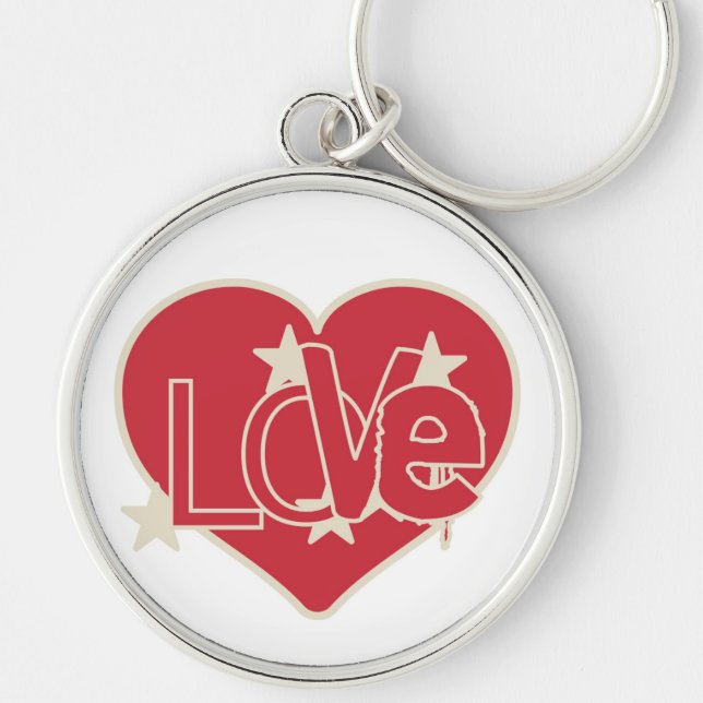 LOVE HEART KEYCHAIN (Front)