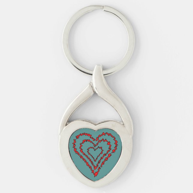 Love Heart Keychain (Front)