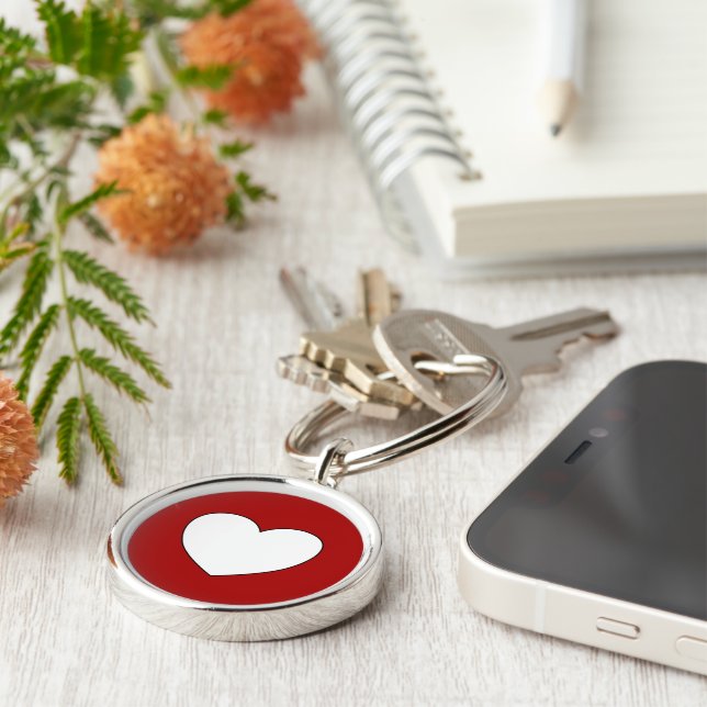 Love Heart Keychain (Side)