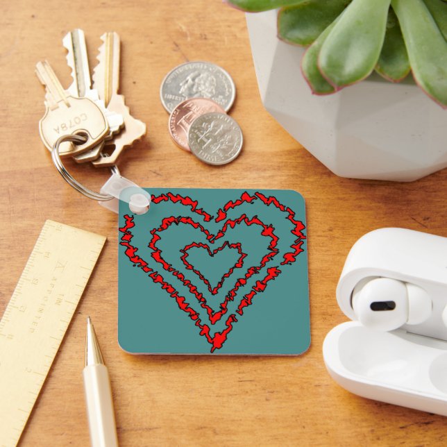 Love Heart Keychain (Desk)