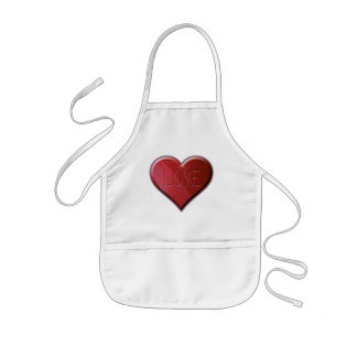 Love Heart Kids Apron