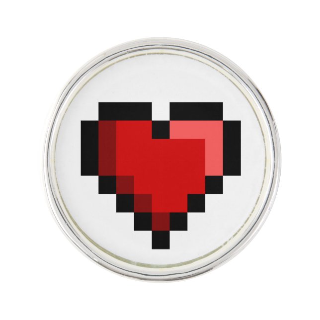 Love Heart Lapel Pin (Front)