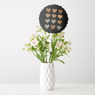 Love Heart Leopard Cute Valentine's Day  Balloon
