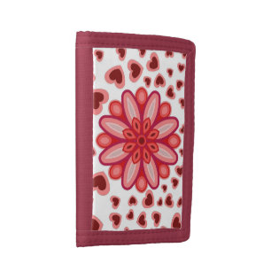 LOVE HEART MEMORY TRIFOLD WALLET