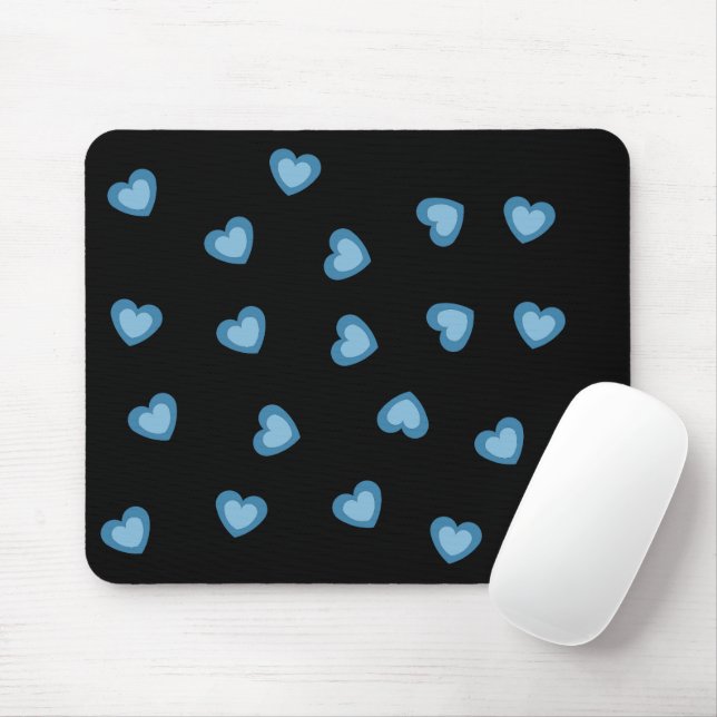 LOVE HEART MOUSE PAD (With Mouse)