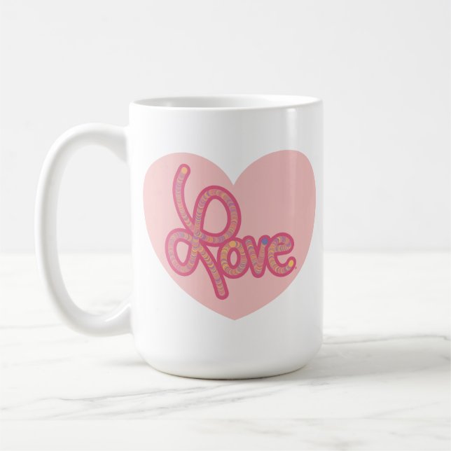 Love Heart Mug (Left)