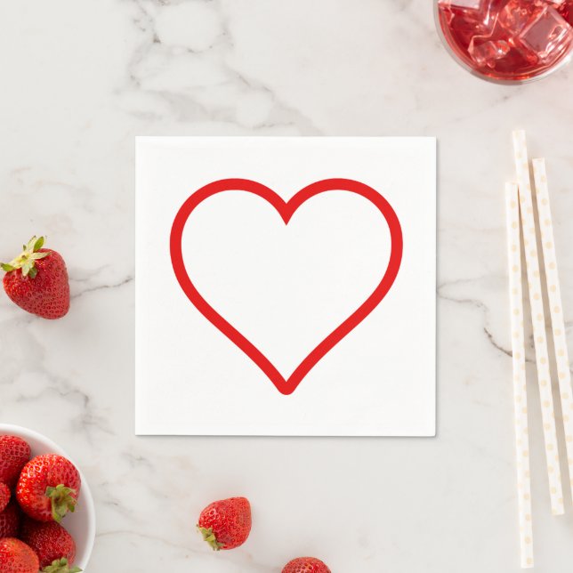Love - Heart Napkins (Insitu)