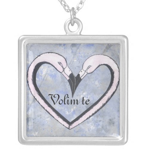 love heart necklace Volim te