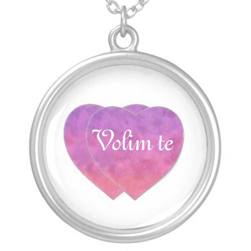 love heart necklace Volim te