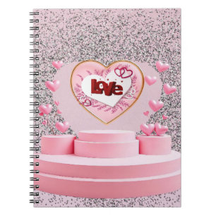 Love heart notebook