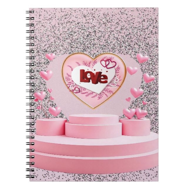 Love heart  notebook (Front)