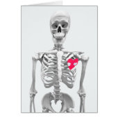 love heart on skeleton (Front)