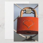 Love Heart Padlock (Front/Back)