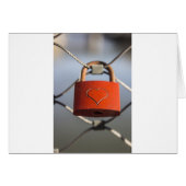 Love Heart Padlock (Front Horizontal)