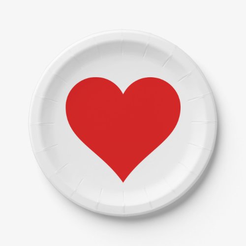 Love _ Heart Paper Plates