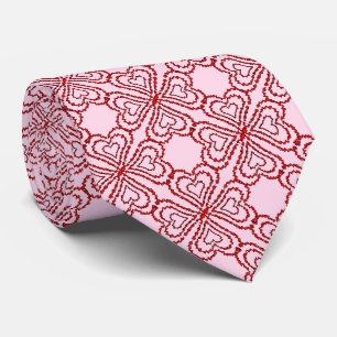 Love Heart Pattern Neck Tie