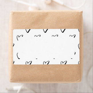 Love Heart Personalized Custom Label