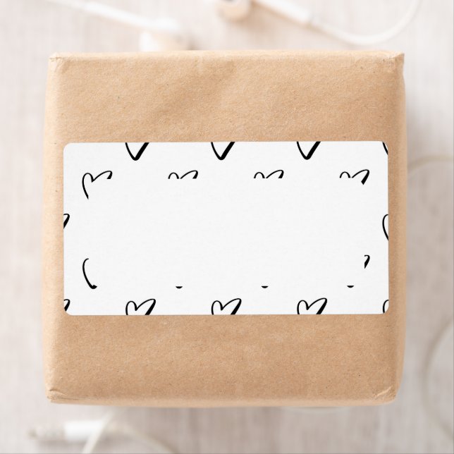 Love Heart Personalized Custom  Label (Insitu)