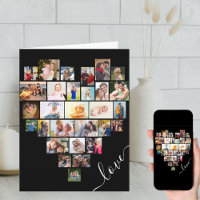 Love Heart Photo Collage Happy Anniversary