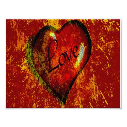 Love Heart Photo Print