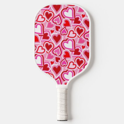 Love heart pickleball paddle