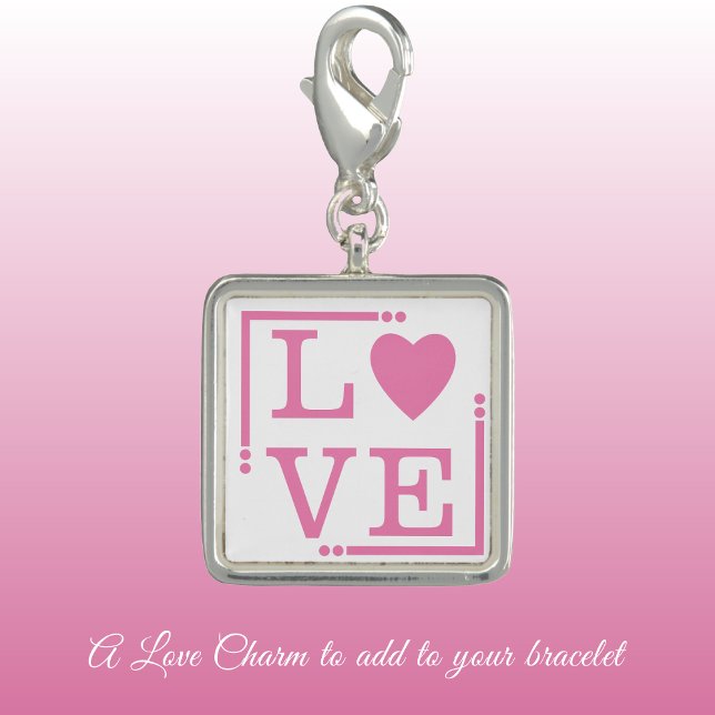 Love heart pink and white charm (Creator Uploaded)